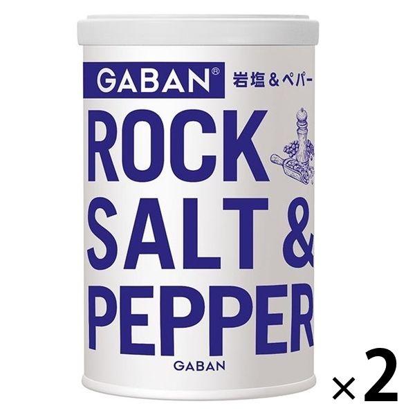 【セール】９０ｇＧＡＢＡＮ　岩塩＆ペパー 2本 ハウス食品
