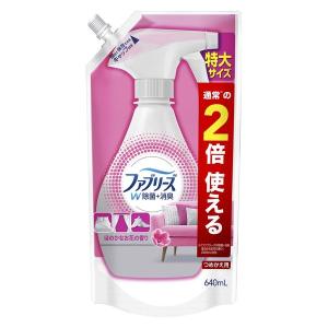 ファブリーズ 布用 W除菌+消臭 スプレー ほのかなお花の香り 詰め替え 特大 640mL 1個 P...