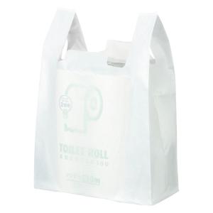 アスクル レジ袋エコノミータイプ 60号 乳白 1袋（100枚入）  オリジナル ゴミ袋、ポリ袋、レジ袋の商品画像