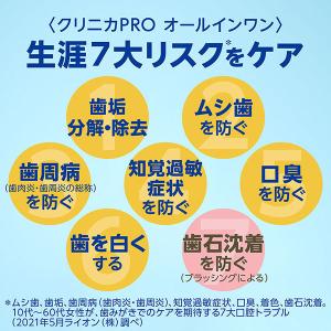 歯磨き粉 ハミガキ ライオン クリニカPRO ...の詳細画像4