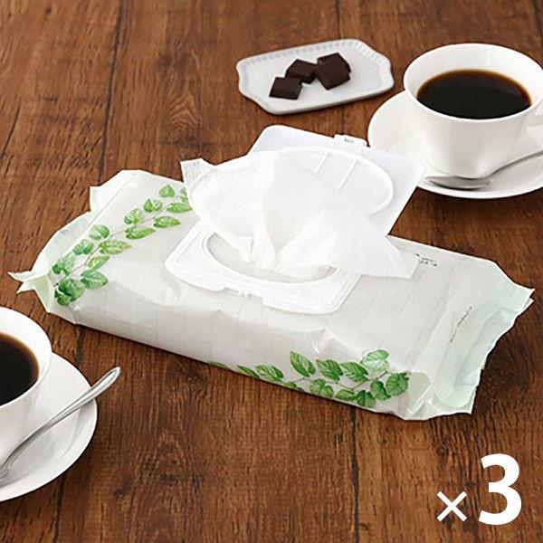 エリエール 除菌できるウェットタオル 食卓テーブル用 1セット（70枚入×3パック）大王製紙