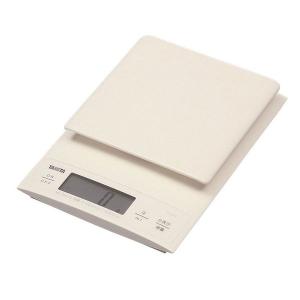 タニタ（TANITA） キッチンスケール 3kg ホワイト KD320 1個 計量器 クッキングスケ...