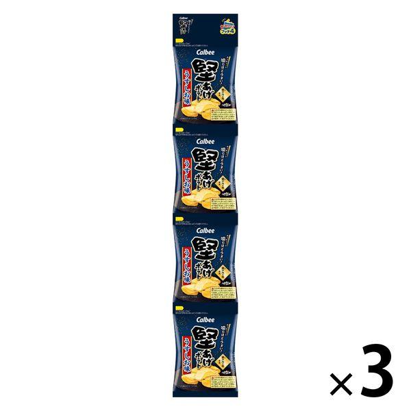 堅あげポテトうすしお味 ミニ 15g×4連 食べきり 小袋 小分け お配り向け   1セット（1袋×...