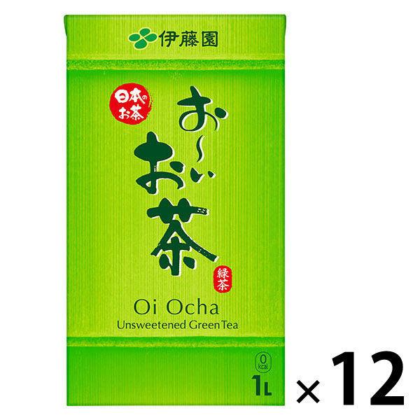 伊藤園 おーいお茶 緑茶 紙パック 1L 1セット（12本）