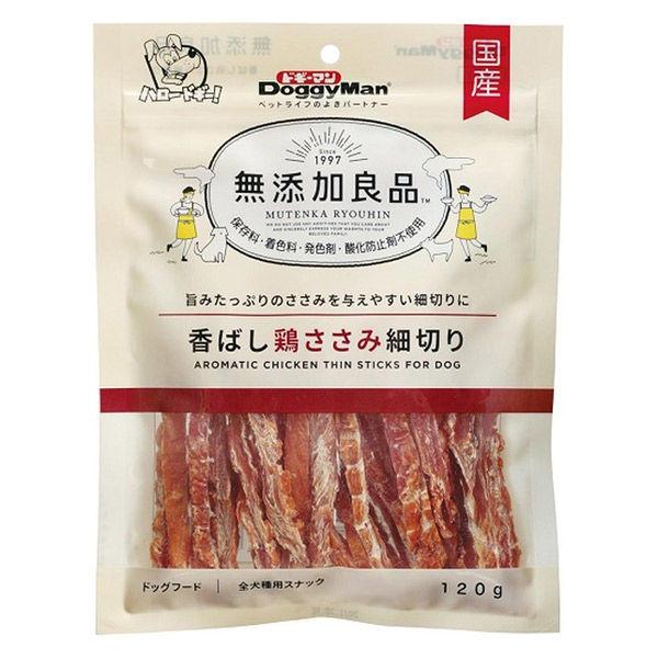 ドギーマン 無添加良品 犬 香ばし鶏ささみ 細切り 国産 120g 1袋 ドッグフード おやつ