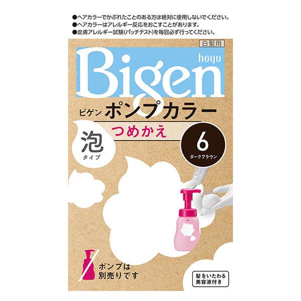 ビゲン ポンプカラー 詰め替え 6 ダークブラウン ホーユー