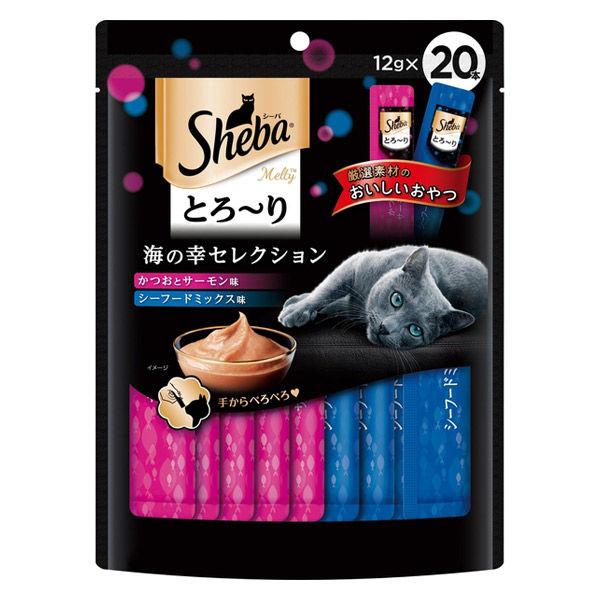 シーバ メルティ とろ〜り 海の幸セレクション（12g×20本入）キャットフード 猫 ウェット おや...