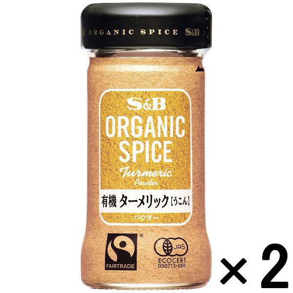 エスビー食品 S＆B ORGANIC SPICE 有機ターメリック（パウダー）2本