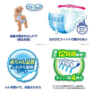 (おまけ付セット)マナーウェア 紙オムツ SS...の詳細画像2