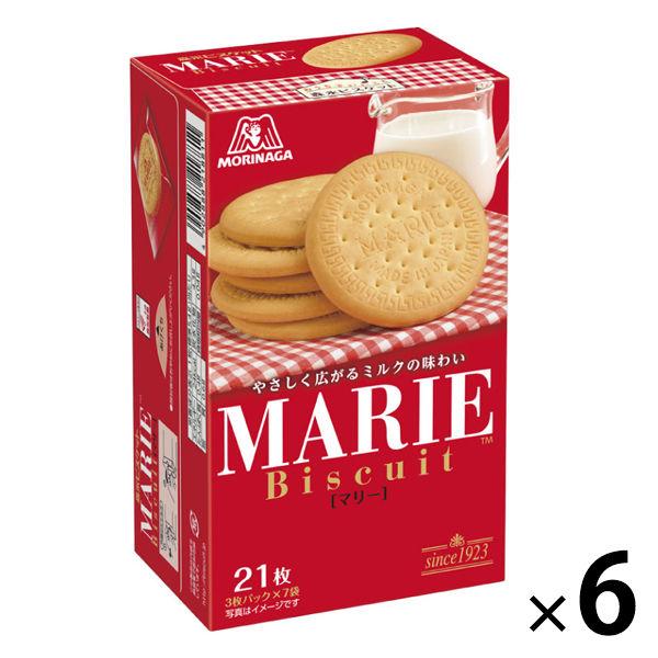 【ワゴンセール】森永製菓 3枚パック×7袋入 6箱　マリー クッキー ビスケット 個包装 お配り