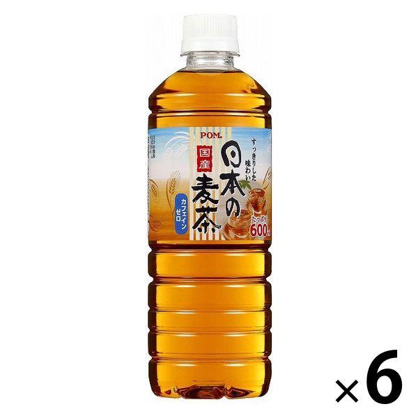 【アウトレット】えひめ飲料 ポン 日本の麦茶 　1セット（600ml×6本）　ペットボトル飲料　ノン...