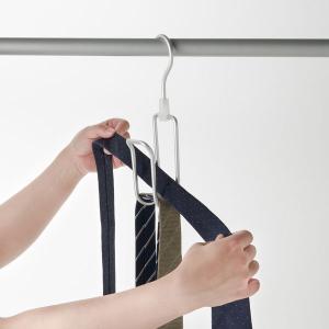 無印良品 アルミハンガー ネクタイ/スカーフ用...の詳細画像5