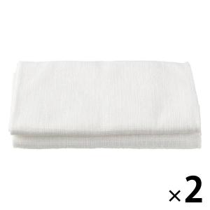 無印良品 インド綿大判ふきん 2枚組 約幅40×奥行70cm 1セット（4枚：2枚組×2） 良品計画