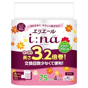 トイレットペーパー 4ロール ダブル 75m ...の詳細画像1