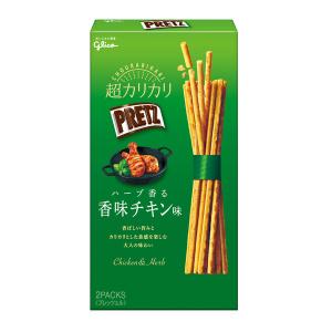 超カリカリプリッツ＜ハーブ香る 香味チキン味＞ 1個 江崎グリコ プレッツェル おつまみ