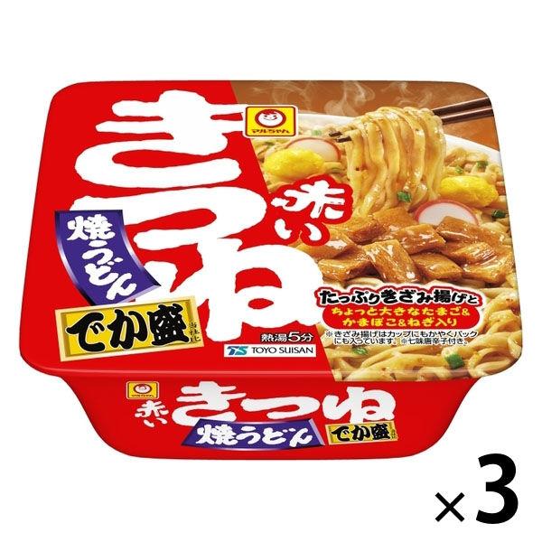 東洋水産 マルちゃん 赤いきつね焼うどん でか盛 1セット（3個）