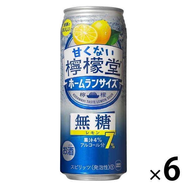 チューハイ サワー コカ・コーラ 甘くない 檸檬堂 無糖 7％ 500ml 缶 6本 酎ハイ