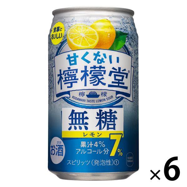 チューハイ サワー コカ・コーラ 甘くない 檸檬堂 無糖 7％ 350ml 缶 6本 酎ハイ
