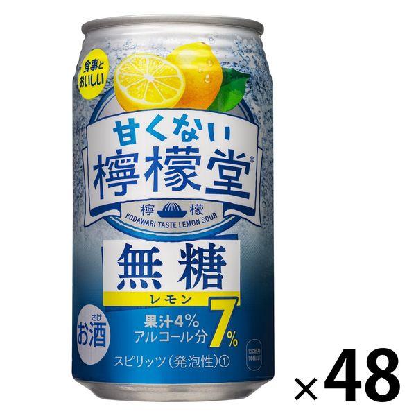 チューハイ サワー コカ・コーラ 甘くない 檸檬堂 無糖 7％ 350ml 缶 2ケース（48本） ...