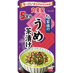 丸美屋 家族のうめ茶漬け 大袋 チャック付 5食分 1個 丸美屋食品工業