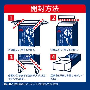 絹とうふ 森永乳業 1セット(1丁×12) 常...の詳細画像5