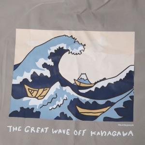 (世界の名作)エコバッグ(L) 神奈川沖浪裏 ...の詳細画像2