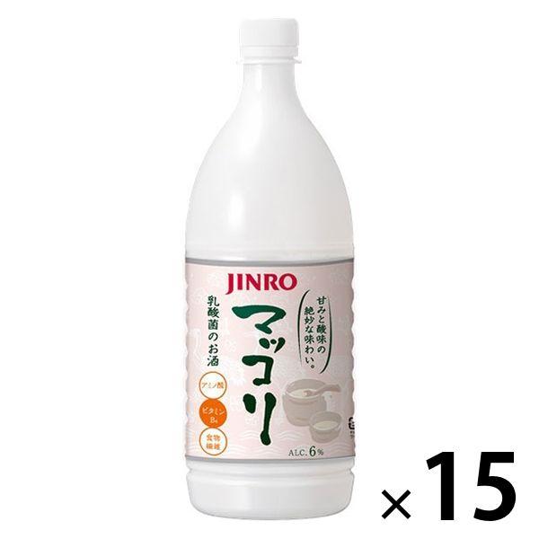 ジンロ（JINRO）マッコリ 1000ml 1セット（1本×15）
