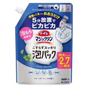 トイレマジックリン こすらずスッキリ泡パックウォーター ミントの香り 詰め替え 特大 660ml 1個 花王