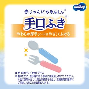 ウェットティッシュ ノンアルコール ムーニー手...の詳細画像1