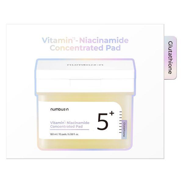 numbuzin（ナンバーズイン） 5番 白玉グルタチオンCフィルムパッド リニューアル 70枚 韓...