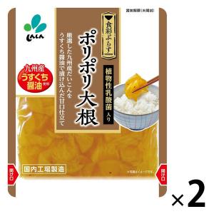 ポリポリ大根 九州産うすくち醤油使用 100g 1セット（1個×2）新進 漬物