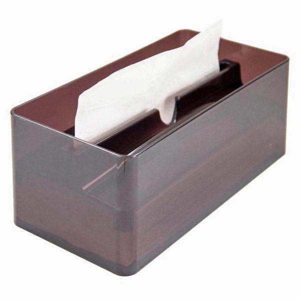 ペーパータオルケース ブラウン 1個 オカ