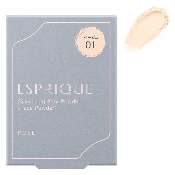ESPRIQUE（エスプリーク） シルキーロングステイ パウダー 01 ベージュ コーセー