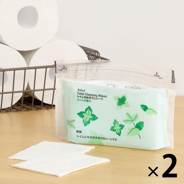 復活特別価格 大王製紙 トイレのおそうじシート ミントの香り （12枚入×2） 【そのまま使えるファ...