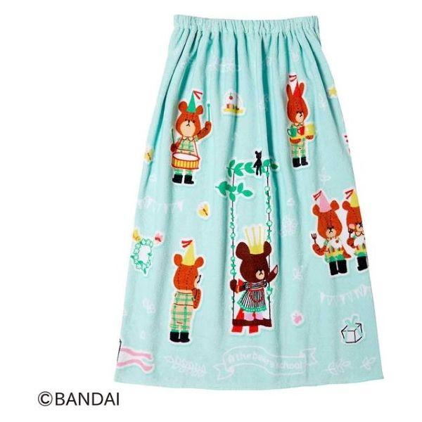 【アウトレット】丸眞 くまのがっこう コラージュジャッキー 80丈巻きタオル 1枚 プール 水遊び ...