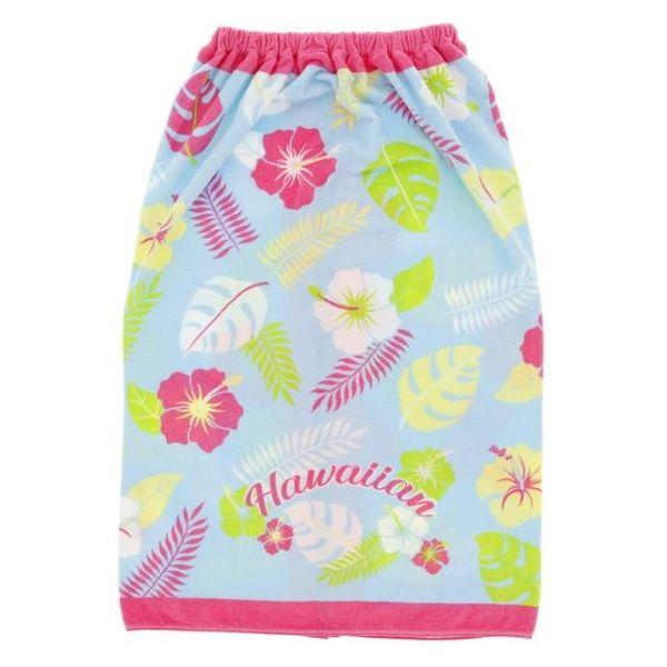 【アウトレット】丸眞 サンハート ハイビスカスポップ 80丈巻きタオル 1枚 プール 水遊び レジャ...