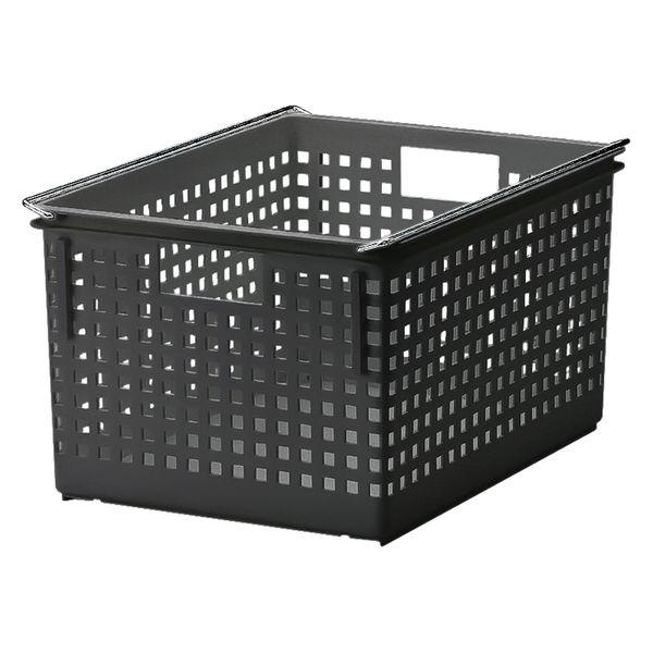 吉川国工業所 組み合わせて使える収納バスケット ワイドL グレー MOS-19_Gy 1個