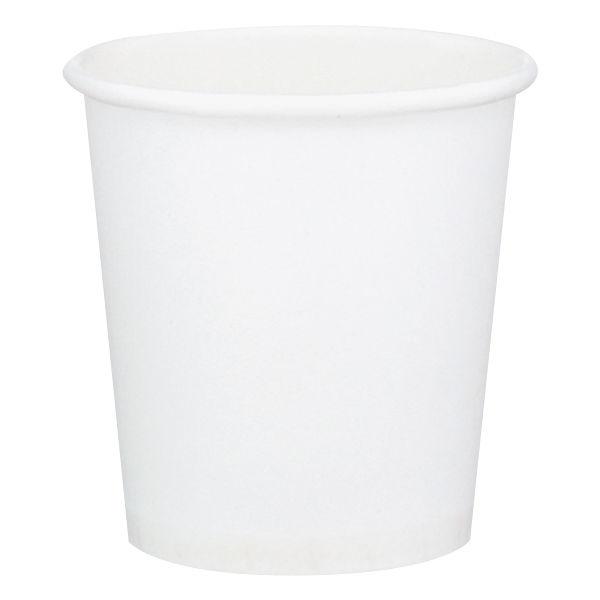 ホワイト紙コップ  84ml（3オンス）1箱（4000個：100個入×40袋） オリジナル