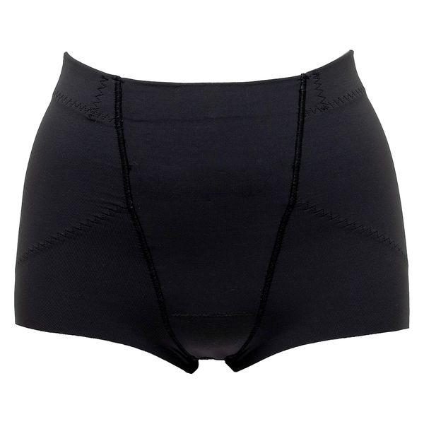 【アウトレット】ルシアン シルエット崩れにくい メイクキープボトム ショート丈 ブラック L 1個