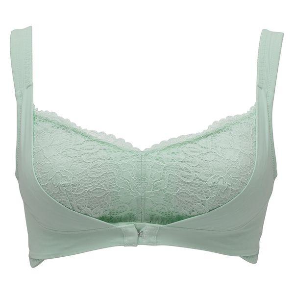 【アウトレット】ルシアン ナイトブラ 睡眠時 ナイトサポート フロントホック ミント L 1個