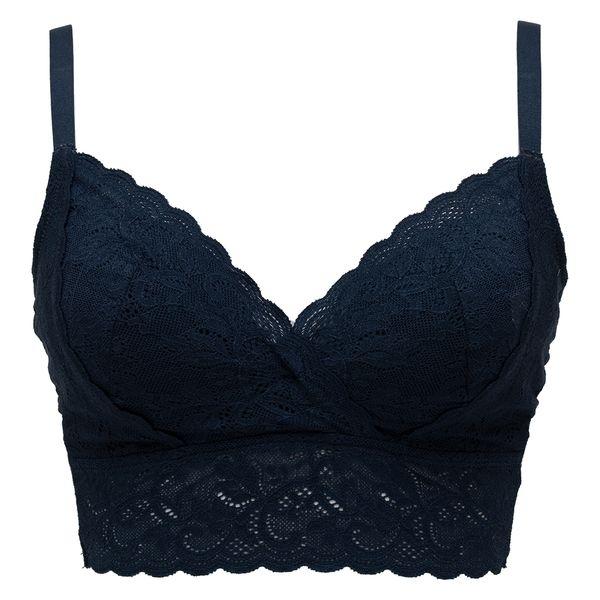 【アウトレット】ルシアン ノンワイヤーブラ マジカルフィットBeauty ディープインディゴ S 1...