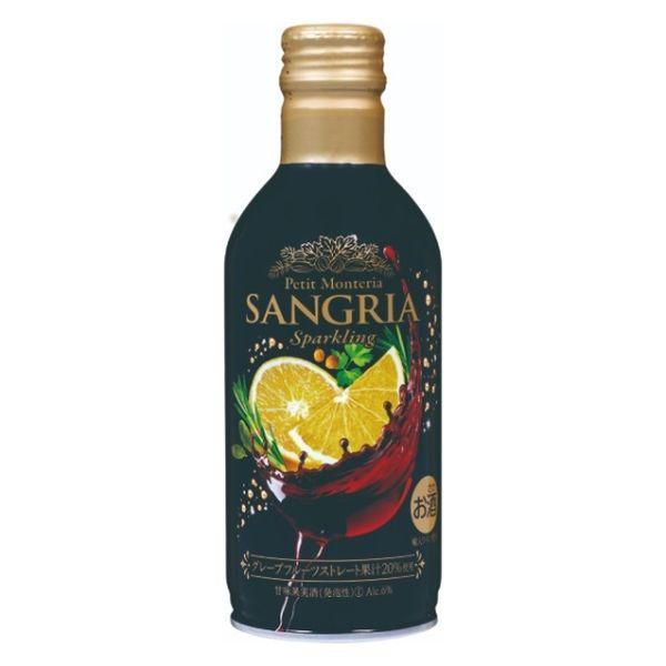 プティモンテリア サングリア スパークリングワイン 赤ワインベース　やや甘口 290ml 1本 モン...