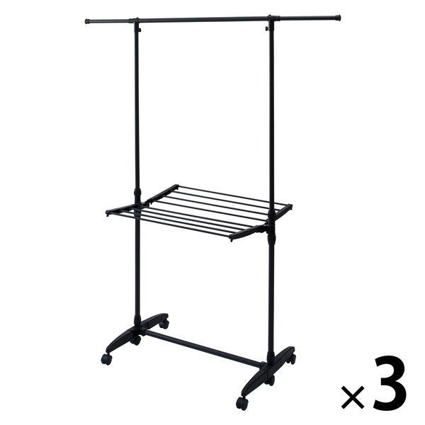 天馬 PORISH伸縮室内物干しH型 PSBK-06 1セット（3個）