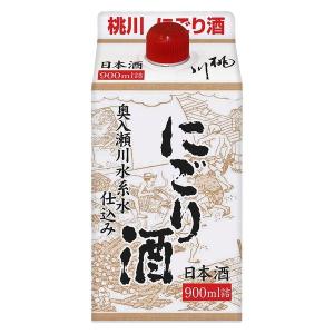 桃川 にごり酒 パック 900ml 1本 青森県 日本酒 甘口 濃醇