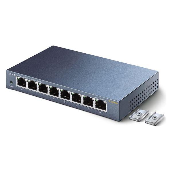 TP-LINK 8ポート ギガビット らくらくマウントスイッチングハブ TL-SG508(JP) V...