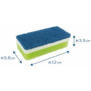 キッチンスポンジ 長持ちタフポン 洗浄力 スト...の詳細画像1