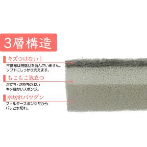 キッチンスポンジ モノプレミアム 台所スポンジ...の詳細画像3