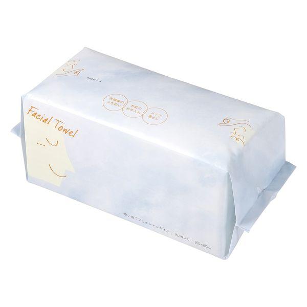 伊藤忠リーテイルリンク 使い捨てフェイシャルタオル DFT-01 1パック(240枚:80枚入×3パ...