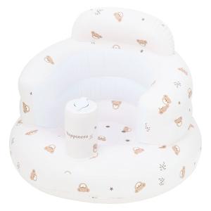 ふんわりバスチェア(くま)ホワイト 1個 永和の商品画像