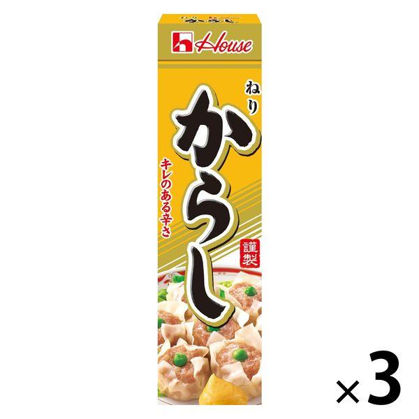 ハウス食品 ねりからし 43g 3本